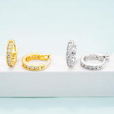 GL Hip Hop D VVS Moissanite Diamond Stud 925 Sterling Silver Earrings