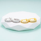 GL Hip Hop D VVS Moissanite Diamond Stud 925 Sterling Silver Earrings