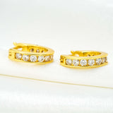 GL Hip Hop D VVS Moissanite Diamond Stud 925 Sterling Silver Earrings