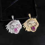 GL Screaming Clown Hip Hop Attitude VVS Diamond Pendant