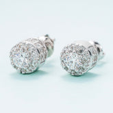 GL Hip Hop Earrings VVS Moissanite Diamond Stud 925 Sterling Silver