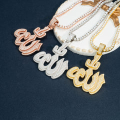 GL Iced Out Allah HipHop Moissanite Pendant