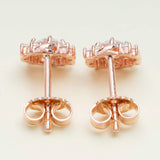 Hiphop Jewelry 925 Sterling Silver VVS Round Cut Moissanite Stud Earring