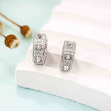 GL Fashion Jewelry Luxury VVS Moissanite Diamond Hoop Earrings