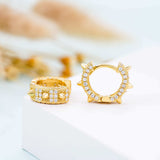 GL Fashion Jewelry Luxury VVS Moissanite Diamond Hoop Earrings