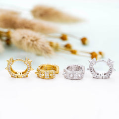 GL Fashion Jewelry Luxury VVS Moissanite Diamond Hoop Earrings