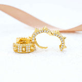 GL Fashion Jewelry Luxury VVS Moissanite Diamond Hoop Earrings