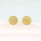 GL Hip Hop 925 Sterling Silver VVS Moissanite Diamond Stud Earrings