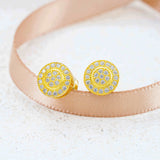 GL Hip Hop 925 Sterling Silver VVS Moissanite Diamond Stud Earrings