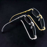 GL Hip Hop Iced out 5A+ Diamond Mens Frameless Sunglasses Jewelry Glasses