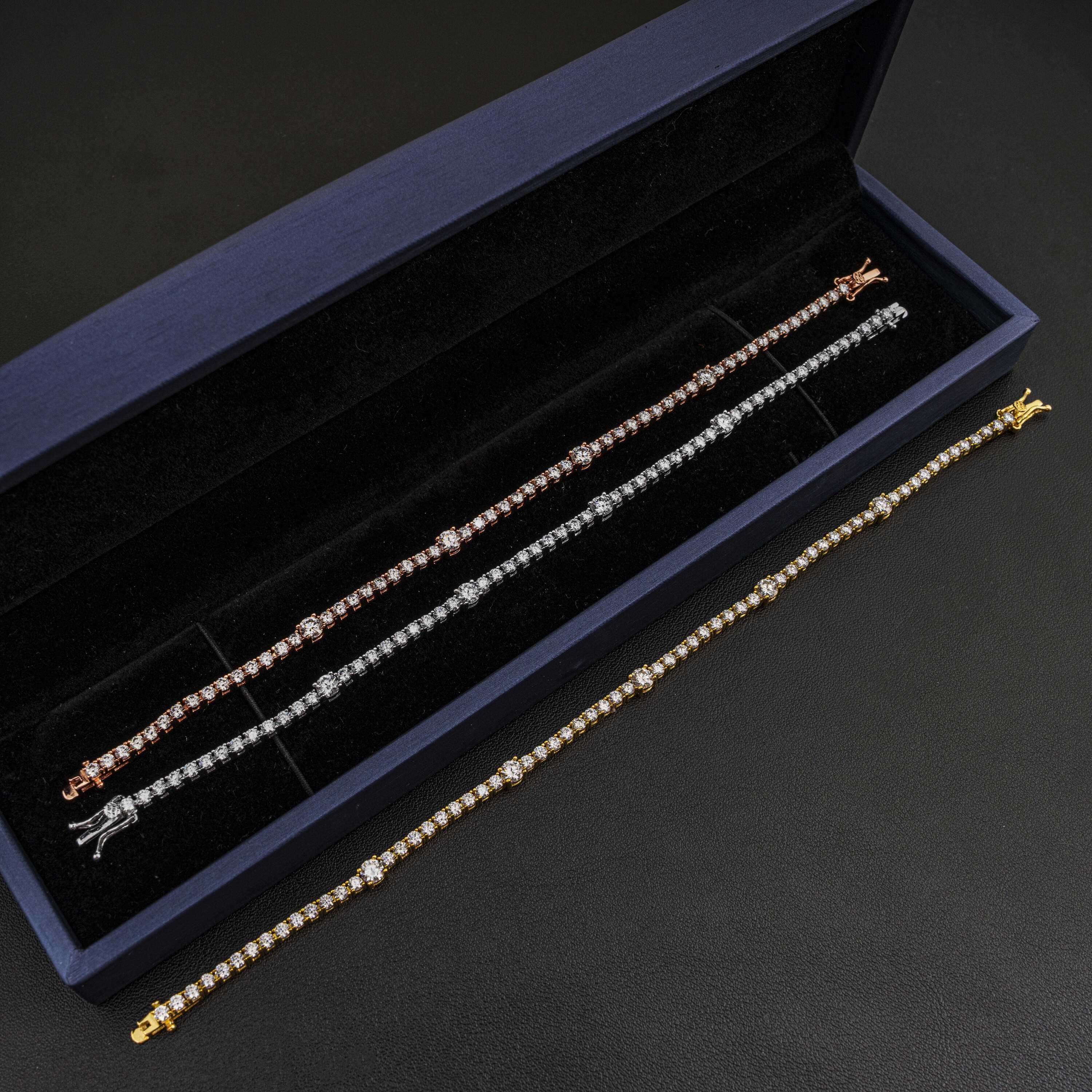 hip hop jewelry bling tennis chain fashion designer vvs moissanite sterling silver tennis bracelet