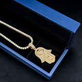 Ice Out Necklace Pendant HipHop Jewelry 925 silver Moissanite pendant