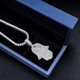 Ice Out Necklace Pendant HipHop Jewelry 925 silver Moissanite pendant
