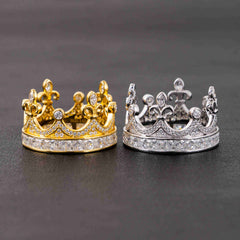 GL Fashion Iced out Imperial Crown VVS Moissnaite Diamond Hip Hop Ring