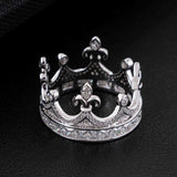 GL Fashion Iced out Imperial Crown VVS Moissnaite Diamond Hip Hop Ring