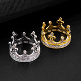 GL Fashion Iced out Imperial Crown VVS Moissnaite Diamond Hip Hop Ring