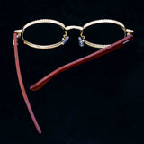 GL Hip Hop Iced Out 5A+ Zircon Sunglasses Jewelry Glasses