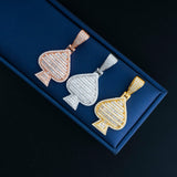 GL Heart Shape Baguette Moissanite S925 Silver pendant