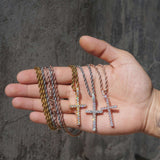 Cross 925 Sterling Silver Moissanite Pendant