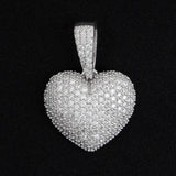 【US 3 Days Delivery】GL Iced Out VVS Diamond Custom Heart Pendant