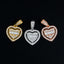 GL VVS Diamond Cute Heart 4 Prongs Diamond Pendant