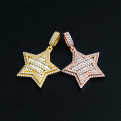 GL Hip Hop Star VVS Moissanite Silver Iced Out Diamond Pendant