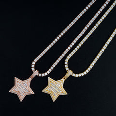 GL Hip Hop Star VVS Moissanite Silver Iced Out Diamond Pendant