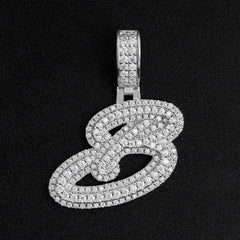 GL Hip Hop Fashion design letter "B" Custom Initial Pendant