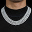 13MM Trapezoid VVS Moissanite EDG Cuban Link Chain