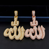 GL Iced Out Allah HipHop Moissanite Pendant