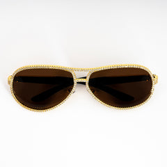 GL Jewelry Glasses Iced Out 5A+ Diamind Hip Hop Sunglasses