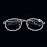 GL Rapper Jewelry  Hip Hop 5A+ Diamind Iced out Glasses