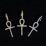 Cross 925 Sterling Silver Moissanite Pendant