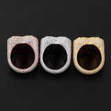 GL Custom Jewelry 925 Sterling Silver moissanite Ring VVS diamond Hip Hop  Heart Ring