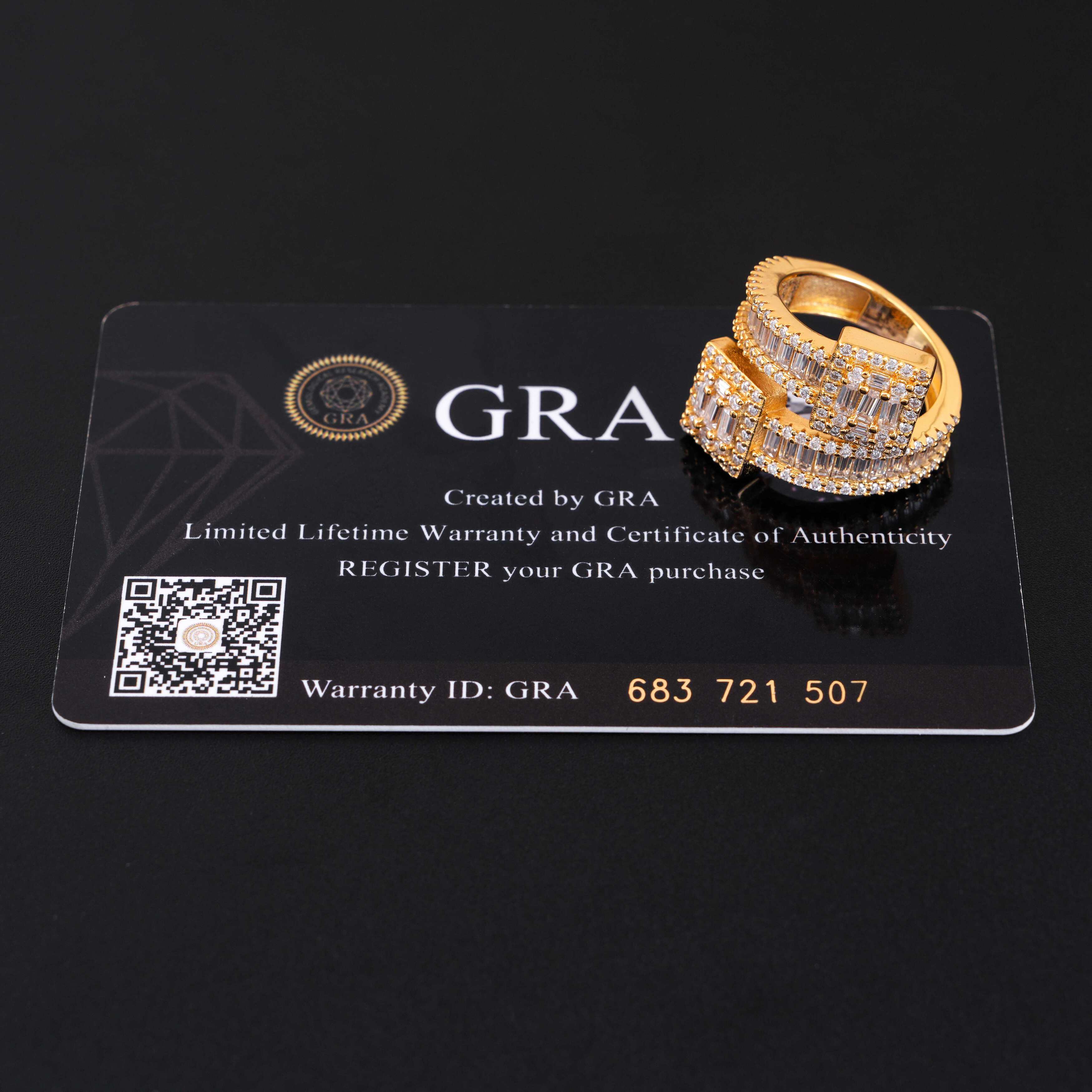 Hip Hop Baguette Diamond Custom  Hip Hop Moissanite Diamond Rings