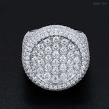 Custom Luxury Jewelry VVS Moissanite Diamond Men Ring