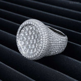 Custom Luxury Jewelry VVS Moissanite Diamond Men Ring