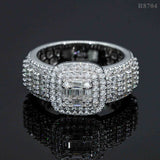 GL Hip Hop Jewelry VVS Moissanite Diamond Men Ring