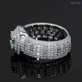 GL Hip Hop Jewelry VVS Moissanite Diamond Men Ring