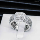 GL Hip Hop Jewelry VVS Moissanite Diamond Men Ring