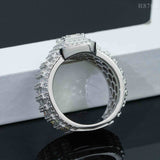 GL Hip Hop Jewelry VVS Moissanite Diamond Men Ring