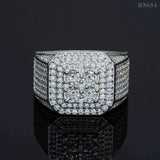 GL Top Quality Iced Out Jewelry VVS Moissanite Hip Hop Men Ring