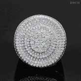 GL Hip Hop Fine Jewelry 925 Sterling Silver VVS Moissanite Diamond Ring