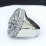 GL Hip Hop Fine Jewelry 925 Sterling Silver VVS Moissanite Diamond Ring