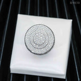 GL Hip Hop Fine Jewelry 925 Sterling Silver VVS Moissanite Diamond Ring