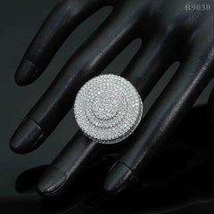 GL Hip Hop Fine Jewelry 925 Sterling Silver VVS Moissanite Diamond Ring