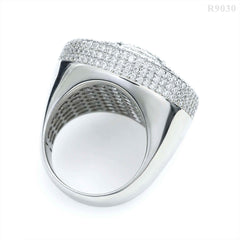 GL Hip Hop Fine Jewelry 925 Sterling Silver VVS Moissanite Diamond Ring