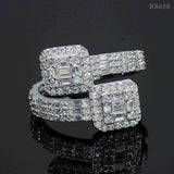GL Top Quality Jewelry VVS Moissanite Hip Hop Ring