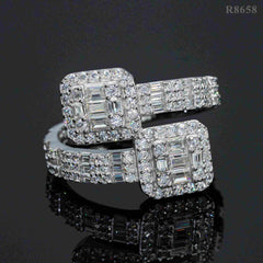 GL Top Quality Jewelry VVS Moissanite Hip Hop Ring