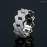 GL High Jewelry VVS Moissanite Ring Men's Rock Diamond Hip Hop Ring